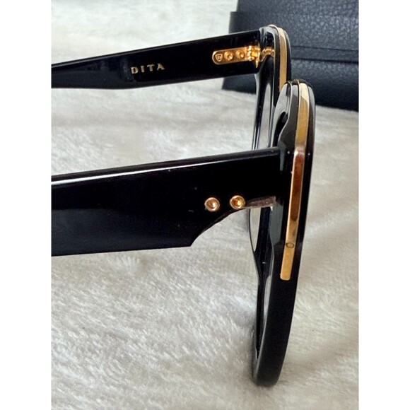 DITA Day Tripper 22031-A-BLK-GLD 55mm Sunglasses Black Gold AS IS For Repair De main image 8